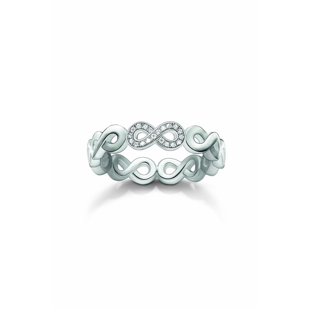 
                      
                        Thomas Sabo Silver Infinity Diamond Ring
                      
                    