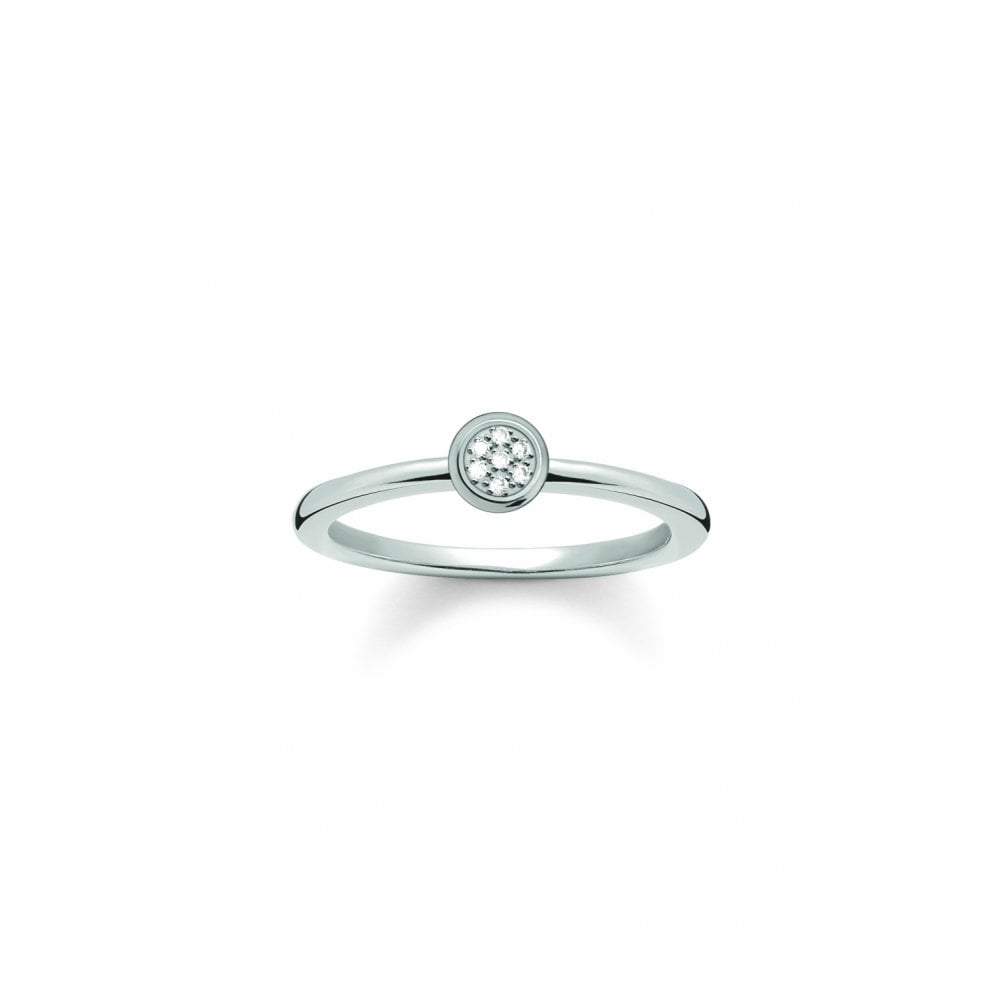 Thomas Sabo Silver Ring with Diamond