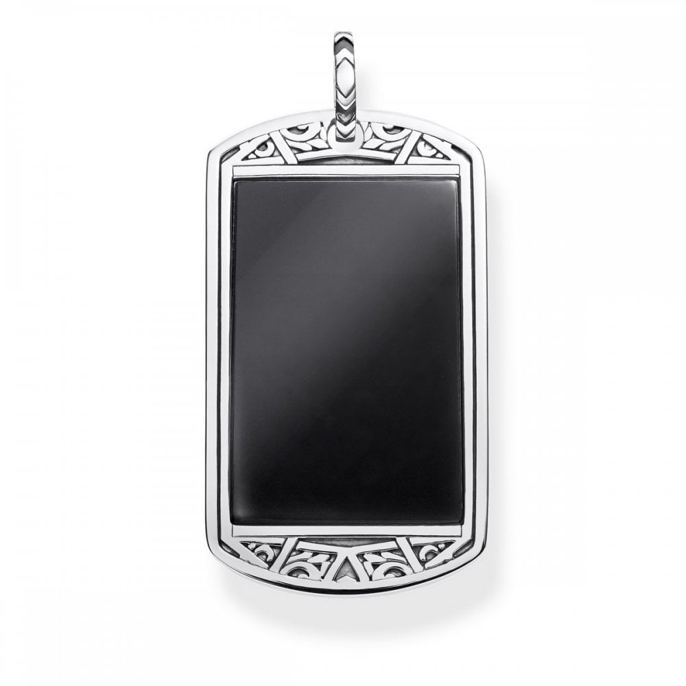 Thomas Sabo Arizona Black Dog Tag Pendant