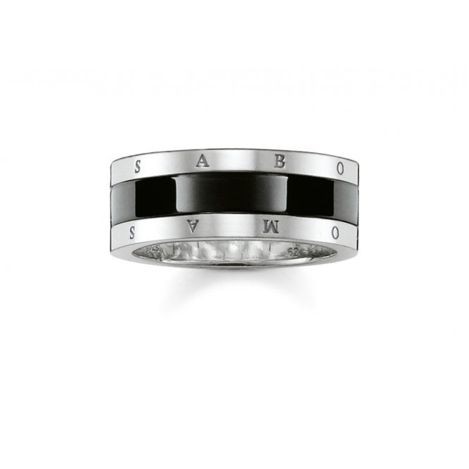 Thomas Sabo Black Ceramic Band Ring