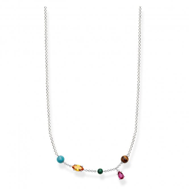 Thomas Sabo Riviera Multi Charm Necklace