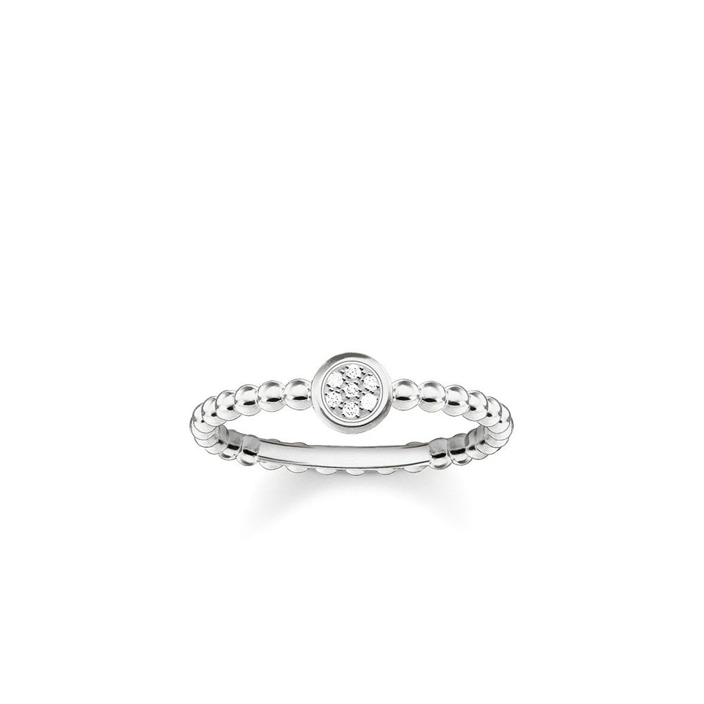 Thomas Sabo Sparkling Circles Ring With Diamond