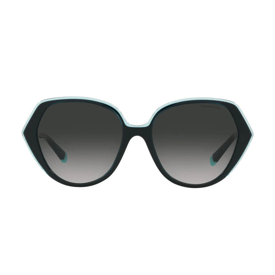 Tiffany & Co. Women's Black with Blue Trims Sunglasses