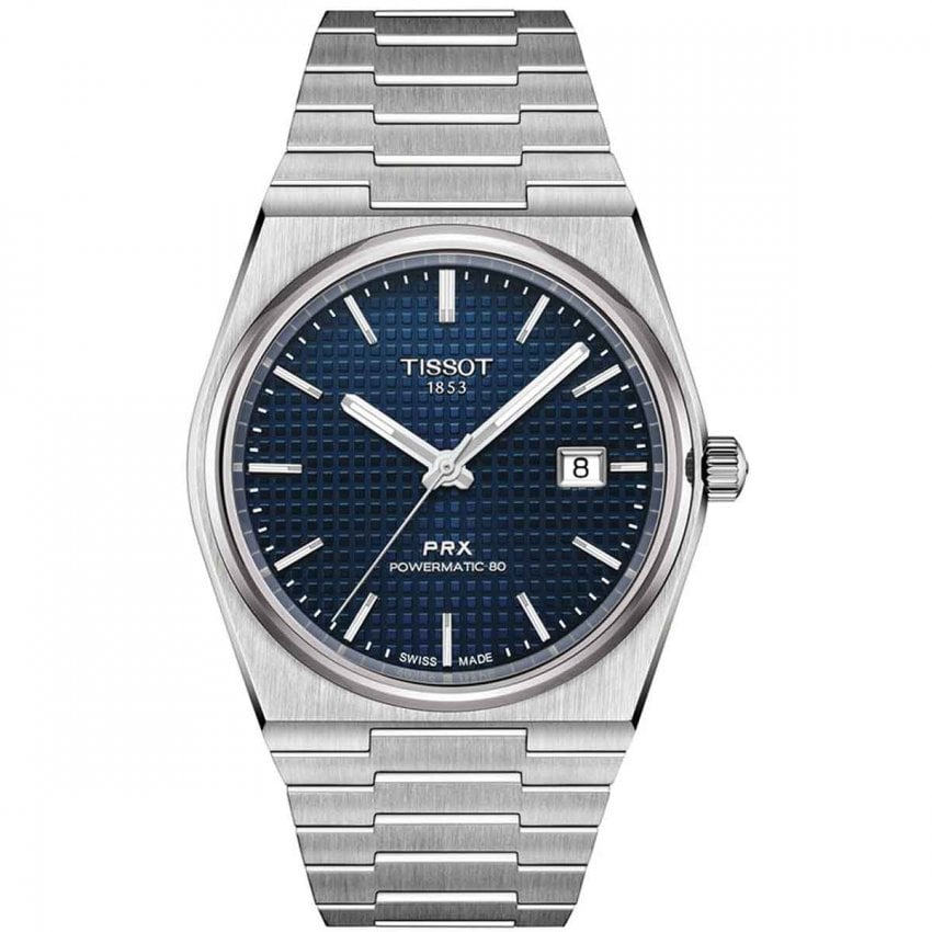 Tissot Men's Blue Dial 39.5mm PRX Powermatic Watch