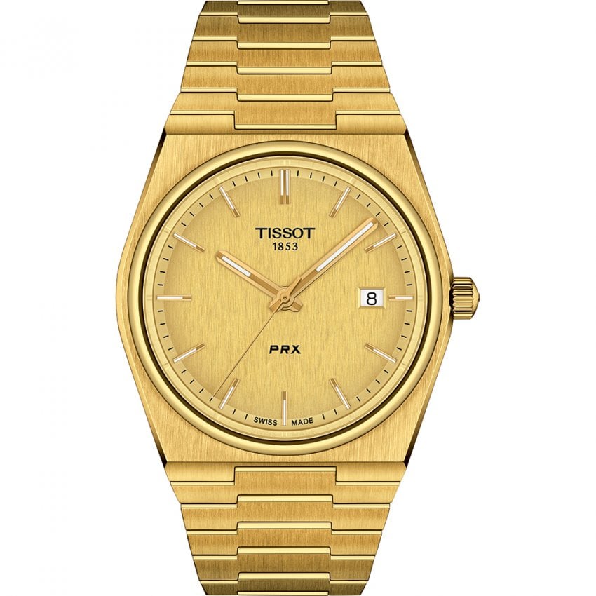 TISSOT PRX 40 205 Gent's 40mm Quartz Watch | Gold Dial
