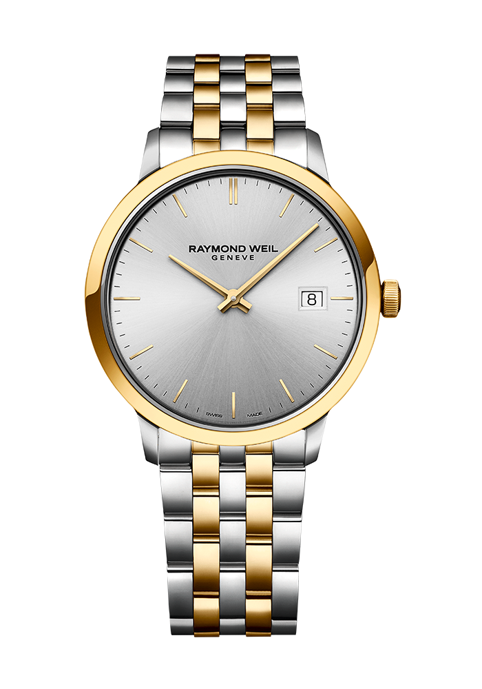 
                      
                        RAYMOND WEIL Toccata Men’s Two-tone Silver Dial Quartz Watch
                      
                    