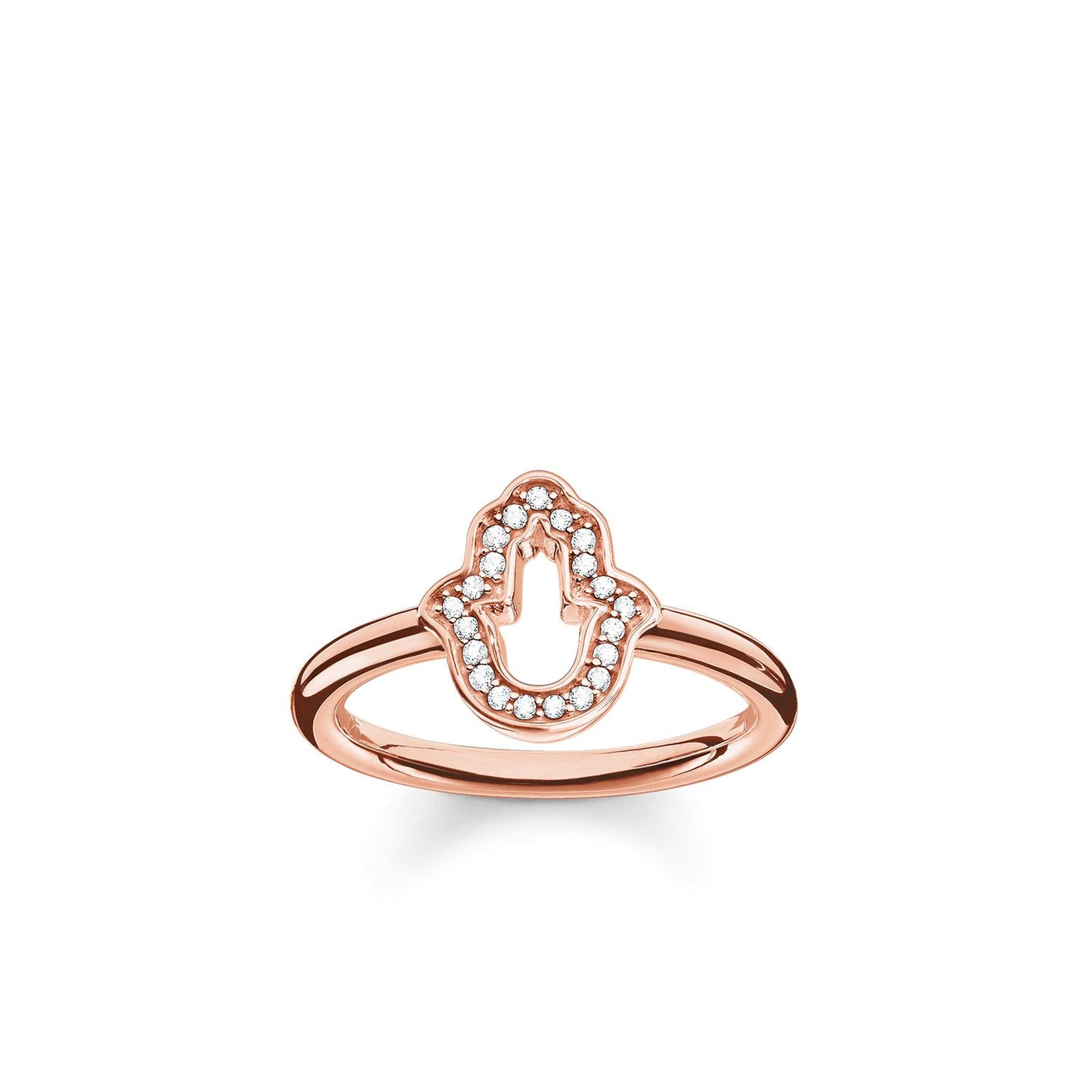 Thomas Sabo Rose Gold Hand of Fatima Ring