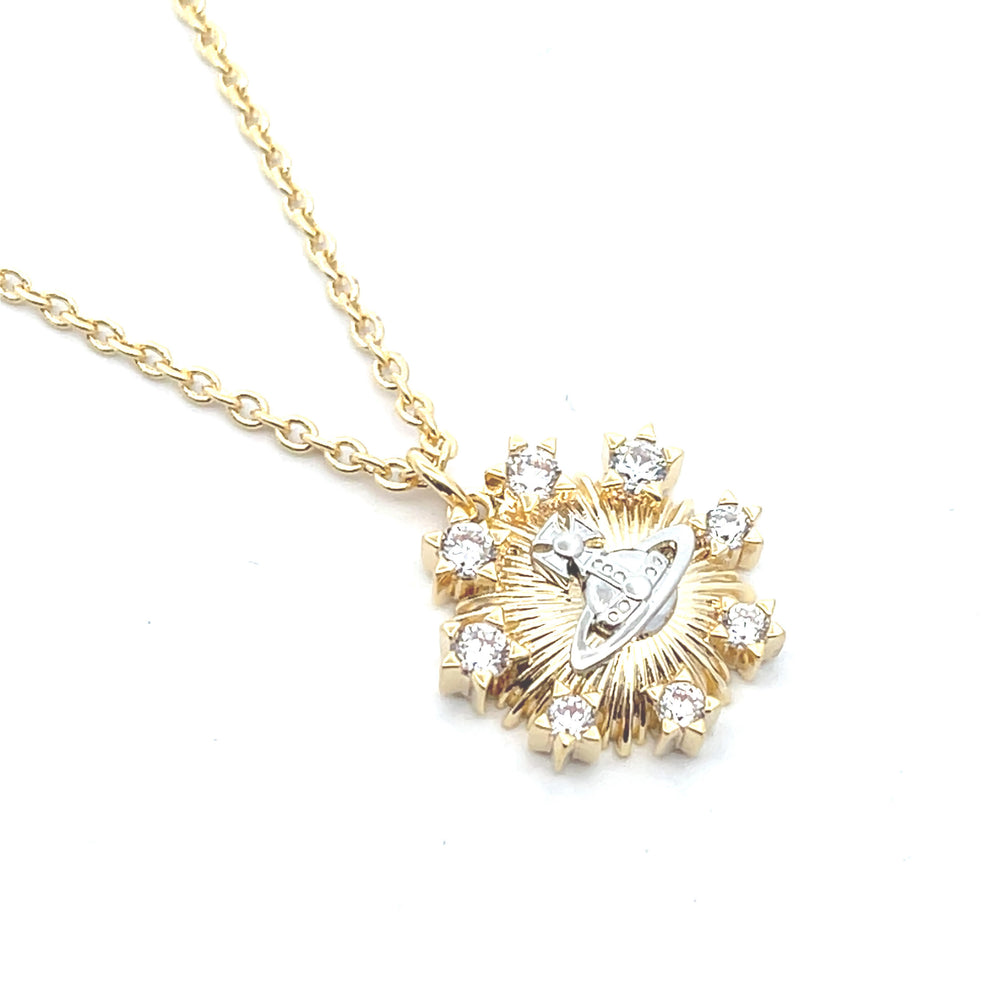 Vivienne Westwood Gold Tone Tara Necklace