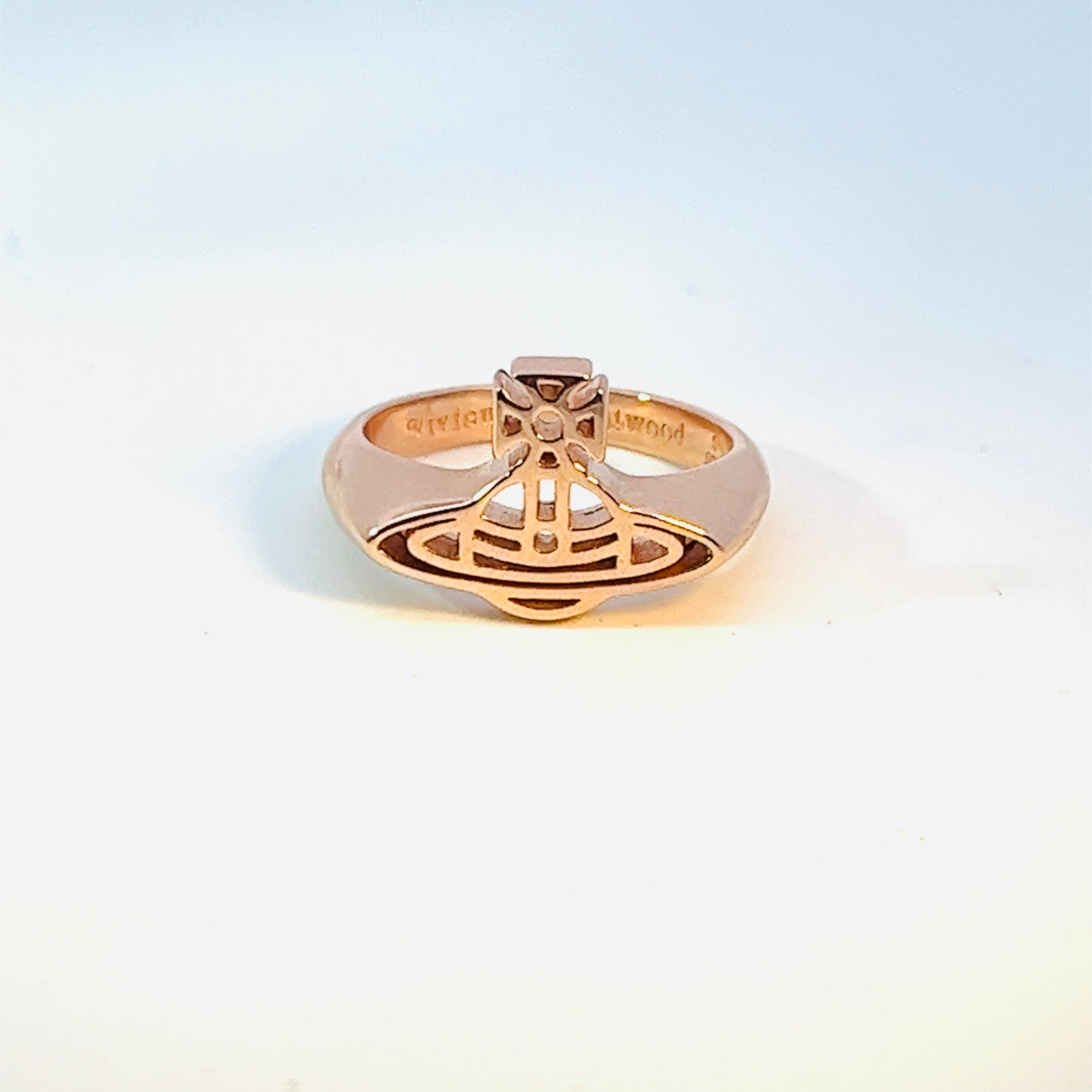 Vivienne Westwood Avon Rose Gold Tone Ring – Coe & Co. Stores