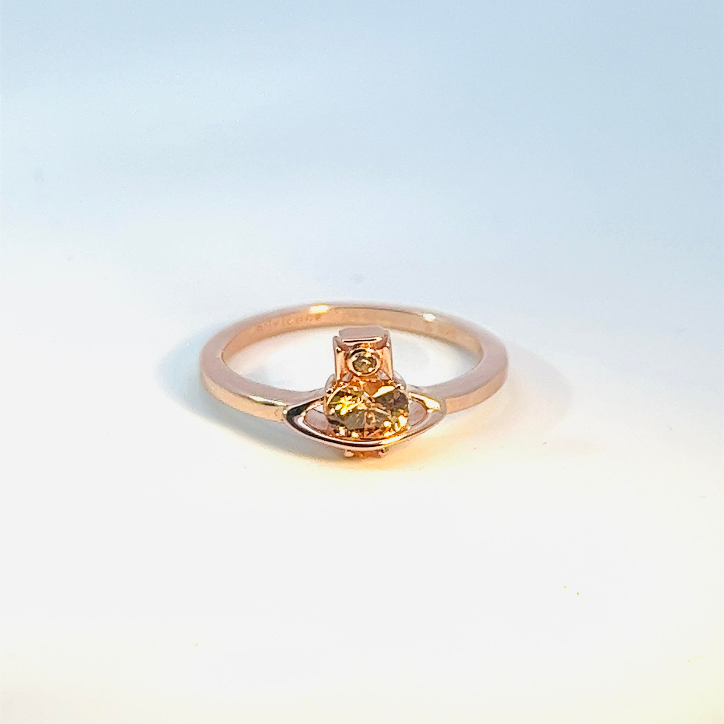 Vivienne Westwood Leonor Rose Gold Tone Ring – Coe & Co. Stores