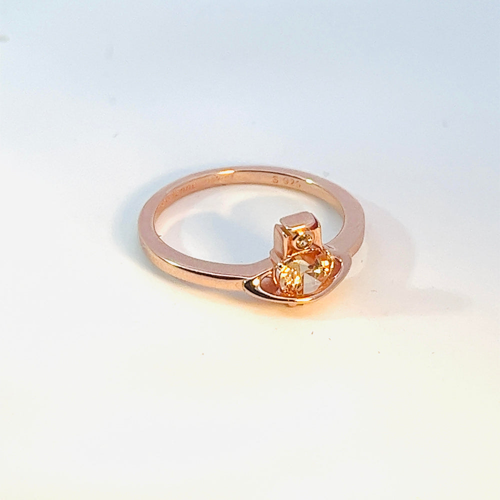 
                      
                        Vivienne Westwood Leonor Rose Gold Tone Ring
                      
                    