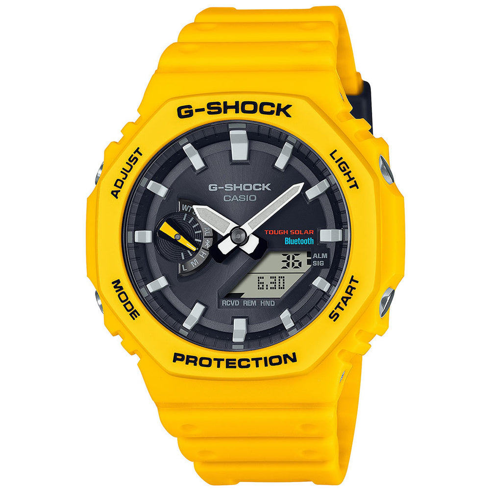 Casio G-Shock Bluetooth®Solar 2100 Series Yellow Watch