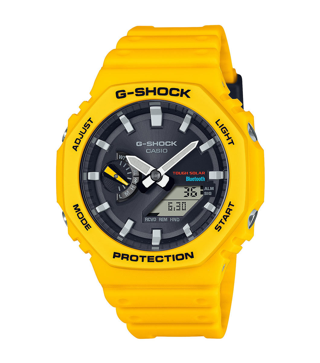 Casio G-Shock Bluetooth®Solar 2100 Series Yellow Watch