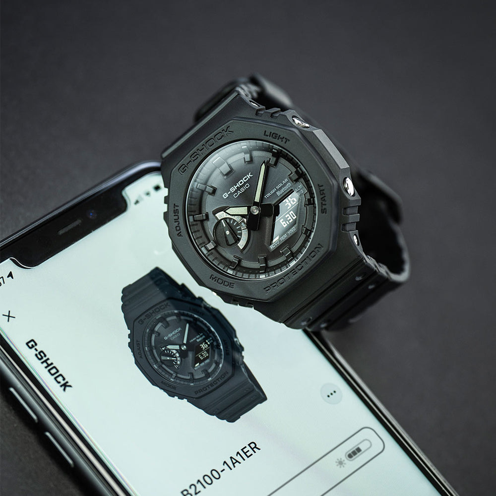
                      
                        Casio G-Shock Bluetooth® Solar 2100 Series GA-B2100-1A1ER
                      
                    