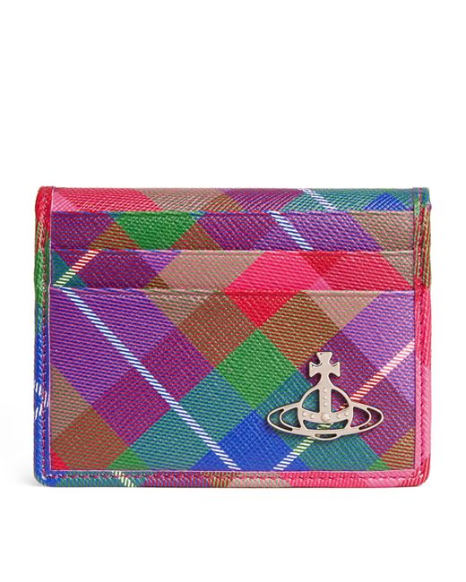 Vivienne Westwood Card Holder Candy Tartan