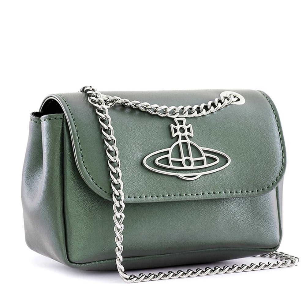 
                      
                        Vivienne Westwood Green Pearlised Leather thin Purse
                      
                    