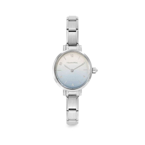 Nomination Paris Watch Sunray Colour Fade Pastel Blue Oval Dial