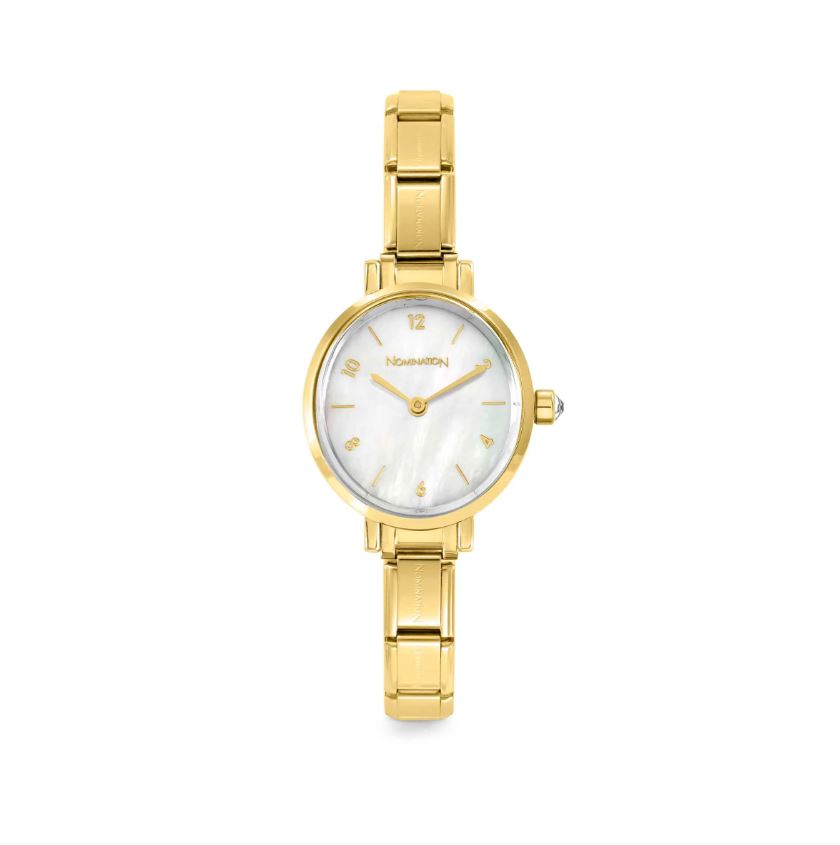Nomination Paris Watch White Mother of Pearl Oval Dial