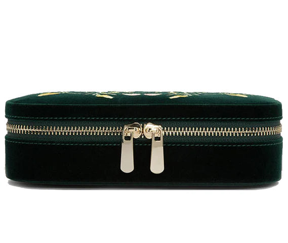 
                      
                        WOLF Zoe Forest Green Travel Zip Jewellery  Case
                      
                    
