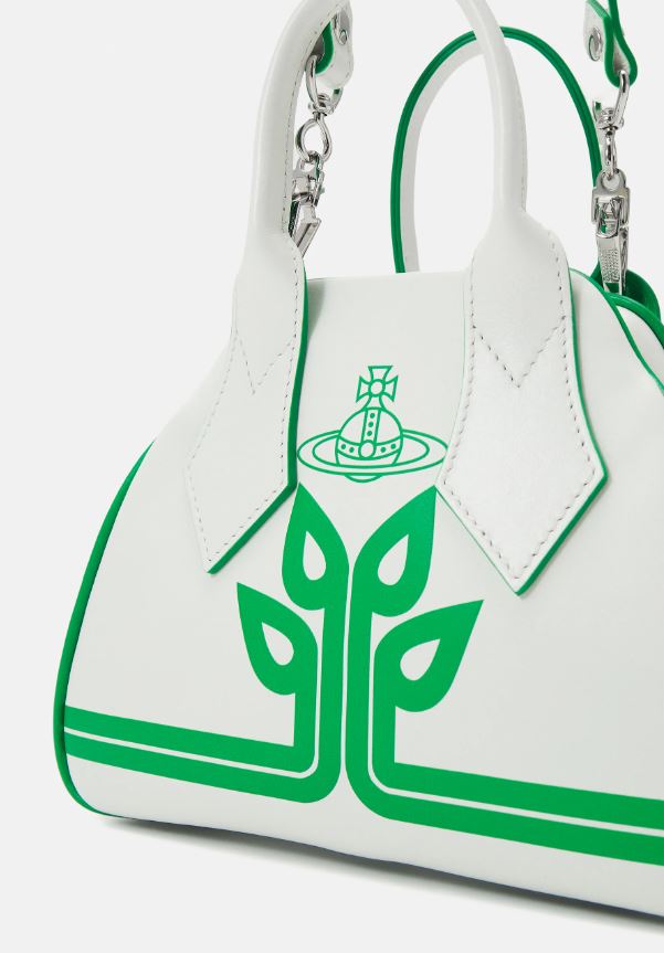 
                      
                        Vivienne Westwood Yasmine Small Handbag White/Green Tree
                      
                    