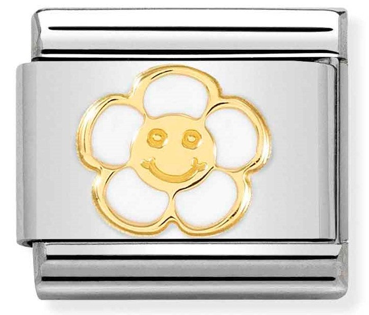 Nomination Classic Link Flower with Smile