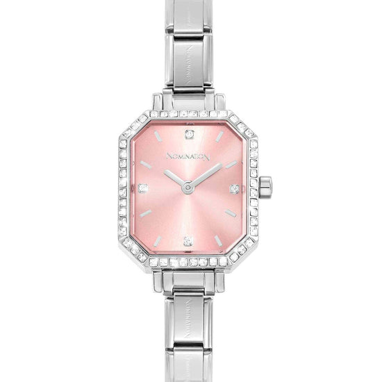 Nomination Composable Paris Watch with Pink and CZ Dial