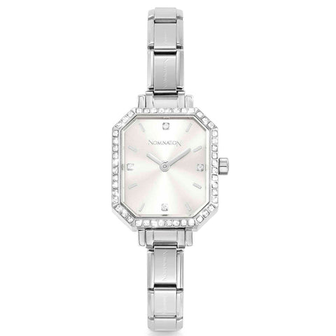 Nomination Composable Paris Watch with Silver and CZ Dial