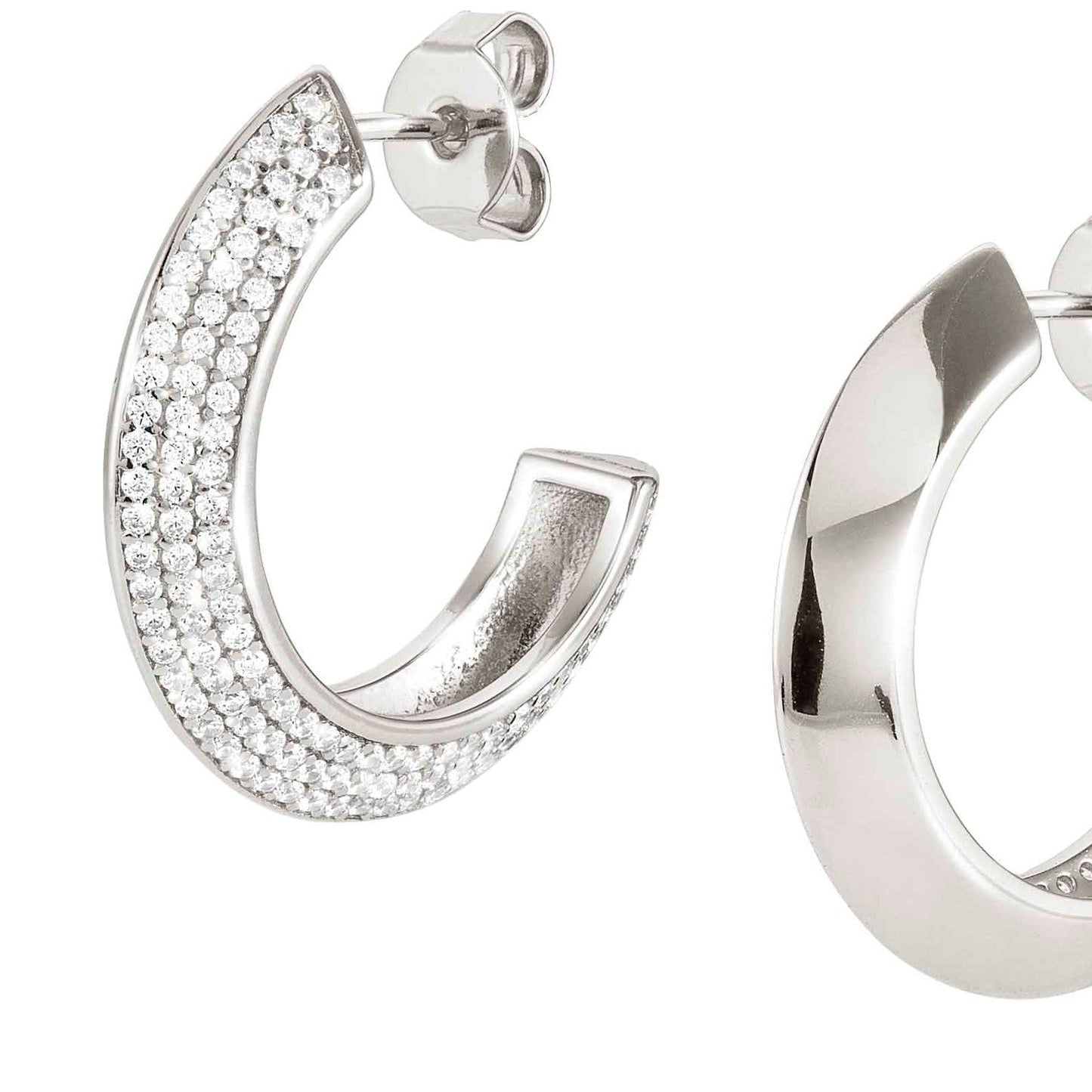 Nomination Aurea Hoop Earrings with CZ