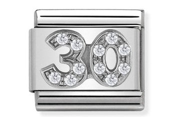 Nomination Classic Link with CZ Number '30'