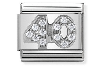 Nomination Classic Link with CZ Number '40'