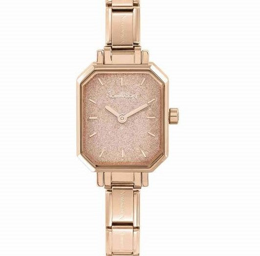 Nomination Composable Paris Watch with Pink Glitter Dial