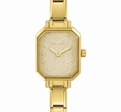 Nomination Composable Paris Watch with Gold Glitter Dial