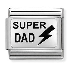 Nomination Classic Link with 'SUPER DAD'