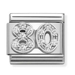 Nomination Classic Link with CZ Number ‘80’