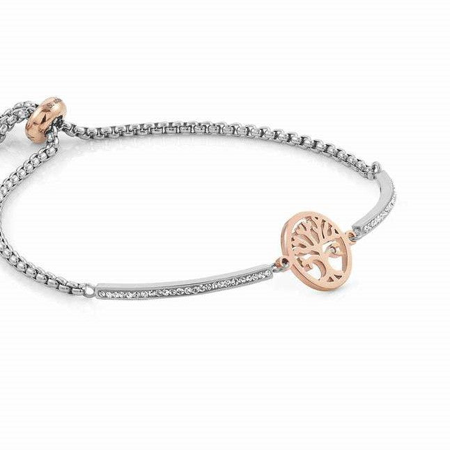 Nomination Milleluci Bracelet with CZ Rose Gold Tree Of Life