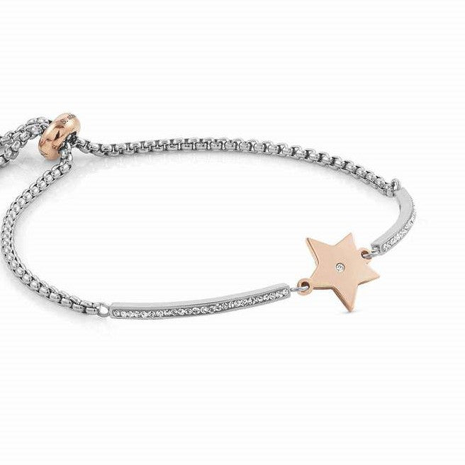 Nomination Milleluci Bracelet with CZ Rose Gold Star