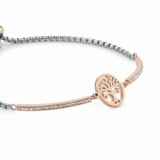 Nomination Milleluci Bracelet with CZ Rose Gold Tree of Life