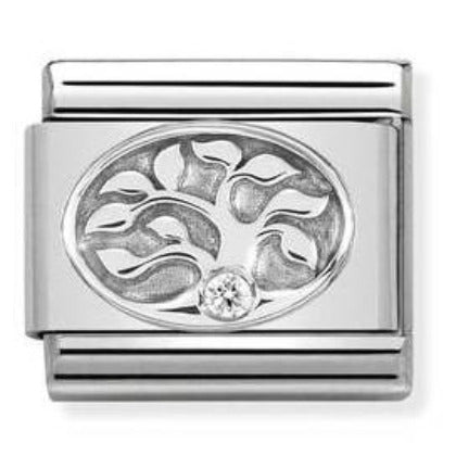 Nomination Classic Link with CZ Tree Of Life