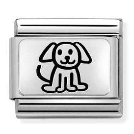Nomination Classic Link with Puppy