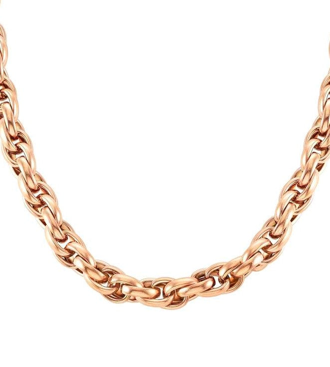 Nomination Silhouette Link Necklace in Rose Gold Tone 028501/011