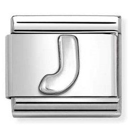 Nomination Classic Link with Letter 'J'