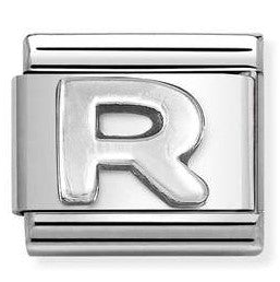 Nomination Classic Link with Letter 'R'