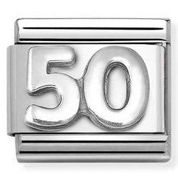 Nomination Classic Link with Number '50'