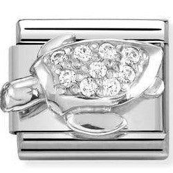 Nomination Classic Link with CZ Sea Turtle