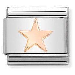 Load image into Gallery viewer, Nomination Classic Link with Star in Rose Gold Tone
