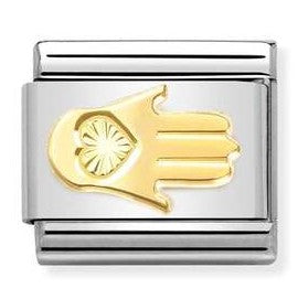 Nomination Classic Link Fatima Hand with Etched Detail