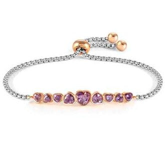 Nomination Milleluci Colour Edition Purple Heart Bracelet