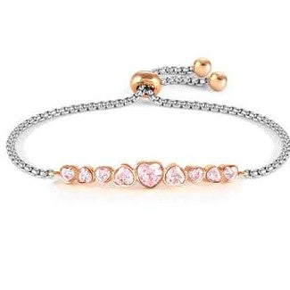 Nomination Milleluci Colour Edition Pink Heart Bracelet