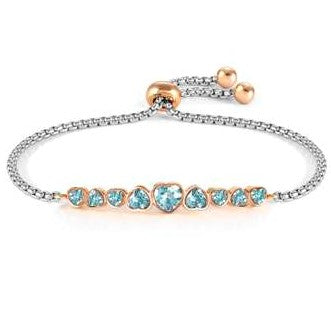 Nomination Milleluci Colour Edition Turquoise Heart Bracelet