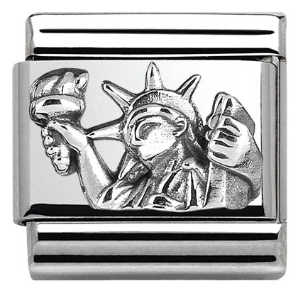 Nomination Classic Link with Statue of Liberty
